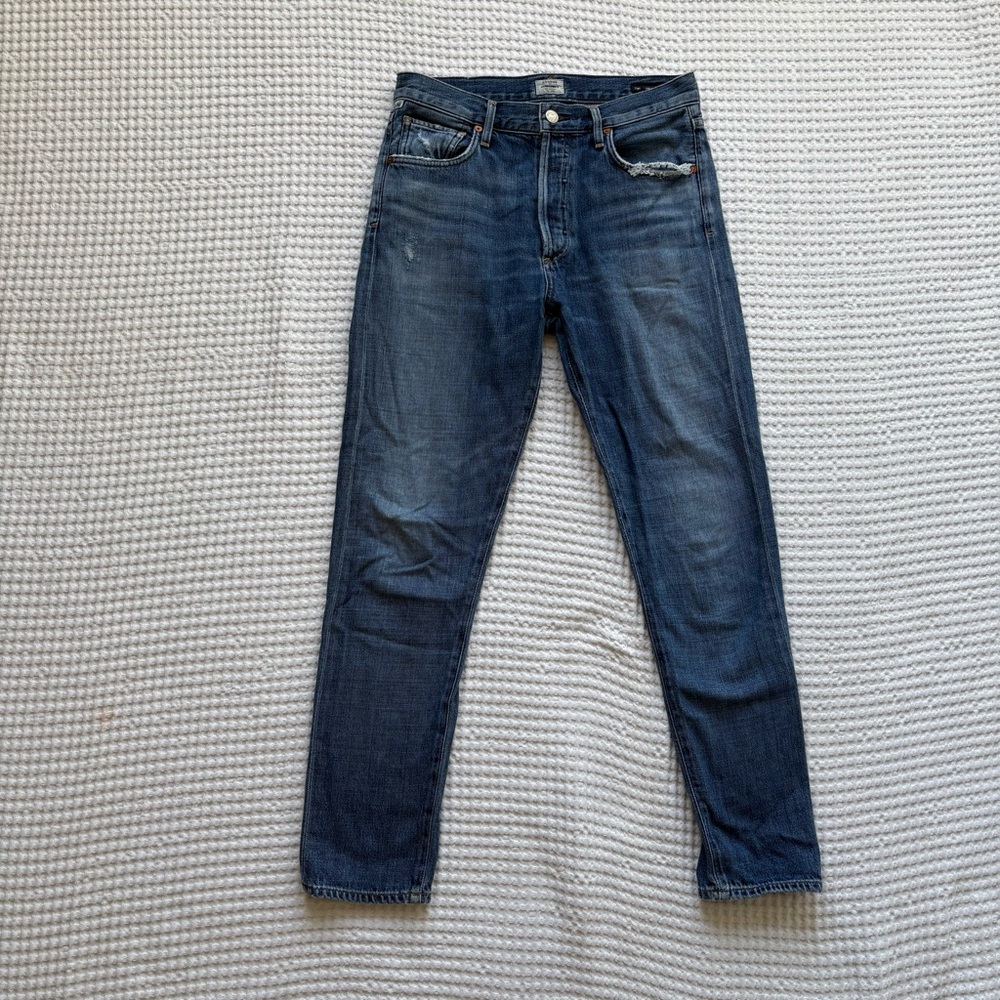 Citizens of Humanity “Liya” High Rise Classic Fit Crop Jeans Size 25